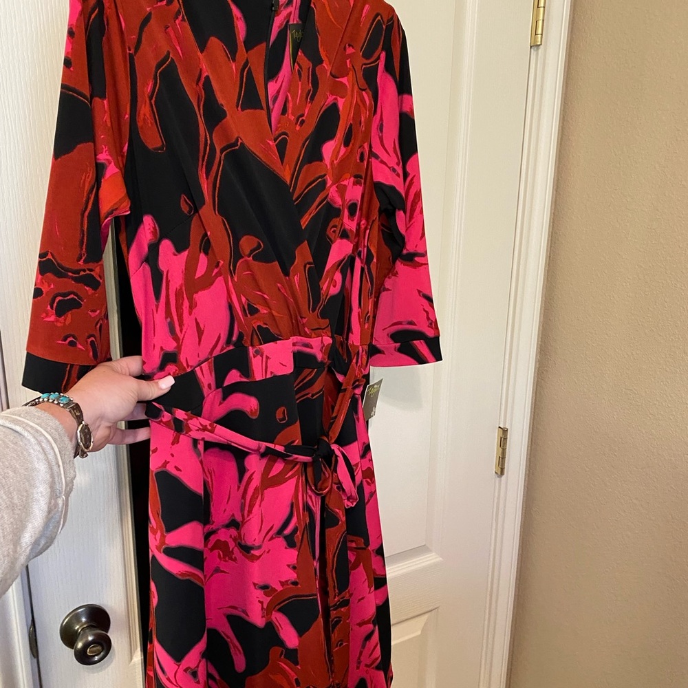 Taylor Print Wrap Dress